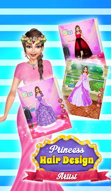 Princess Hair Saloon Design Screenshot 0