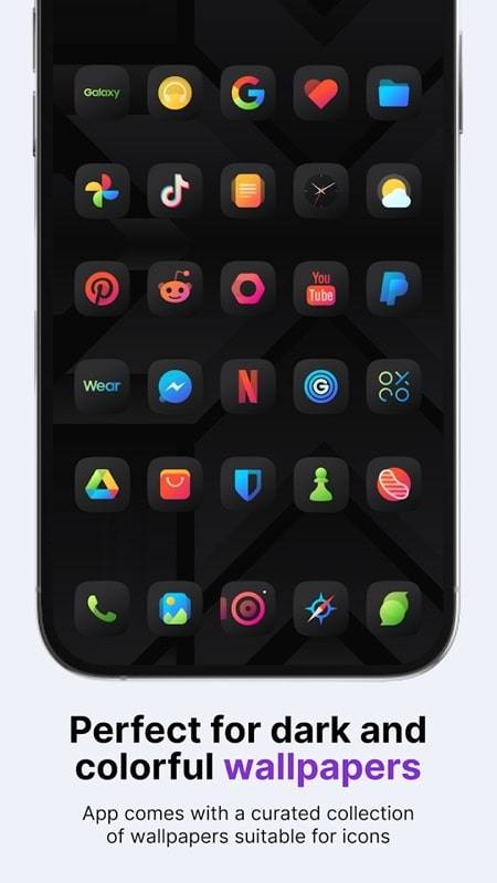 Athena Dark Icon Pack স্ক্রিনশট 1