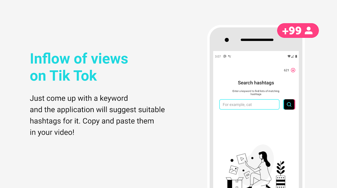 Views and followers by hashtags for TikTok Screenshot 1