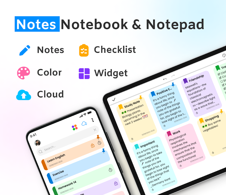 Notes, Notebook & Notepad应用截图第0张