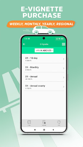 Voxpay - parking & e-vignette Screenshot 2