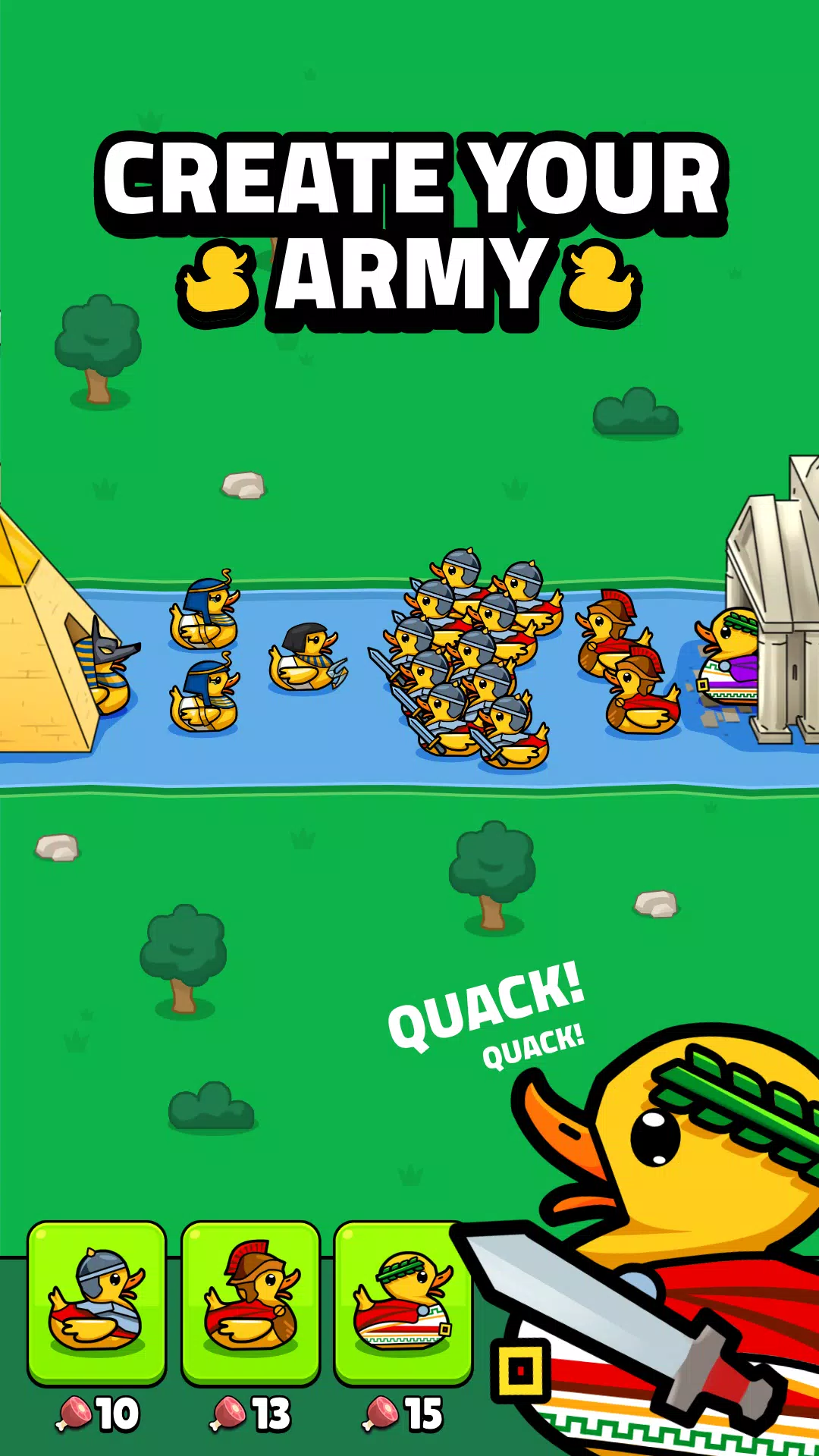 Age of Duck Warriors: War Game Captura de pantalla 3
