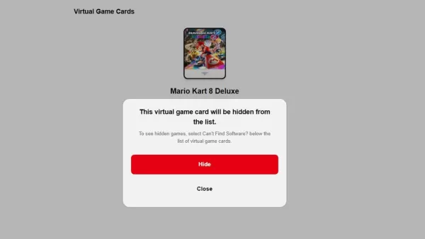 Nintendo Switch虛擬遊戲卡系統更新