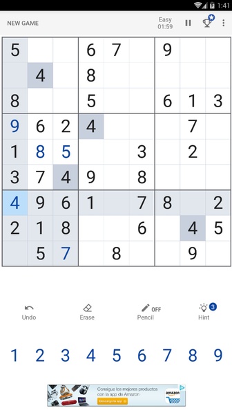 Sudoku - Classic Logic Puzzle Game स्क्रीनशॉट 0