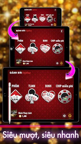 Offline Poker: Tien Len & Phom Captura de tela 0