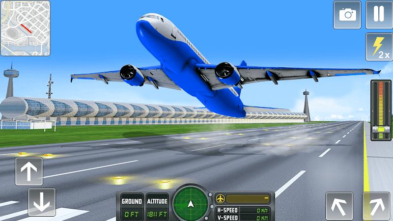 Flying Airplane Pilot Games Screenshot 0