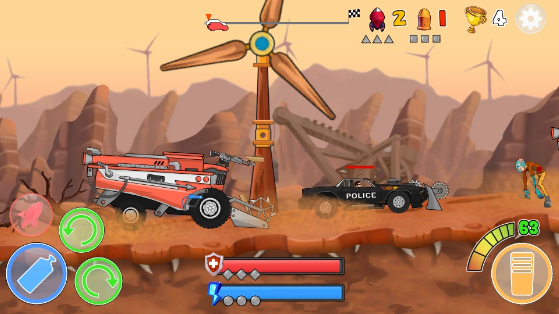 Zombie Crash Racing: Die Chase Screenshot 3