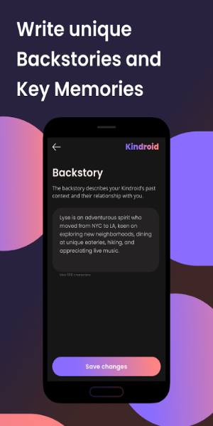 Kindroid: AI Companion Chat Ekran Görüntüsü 2