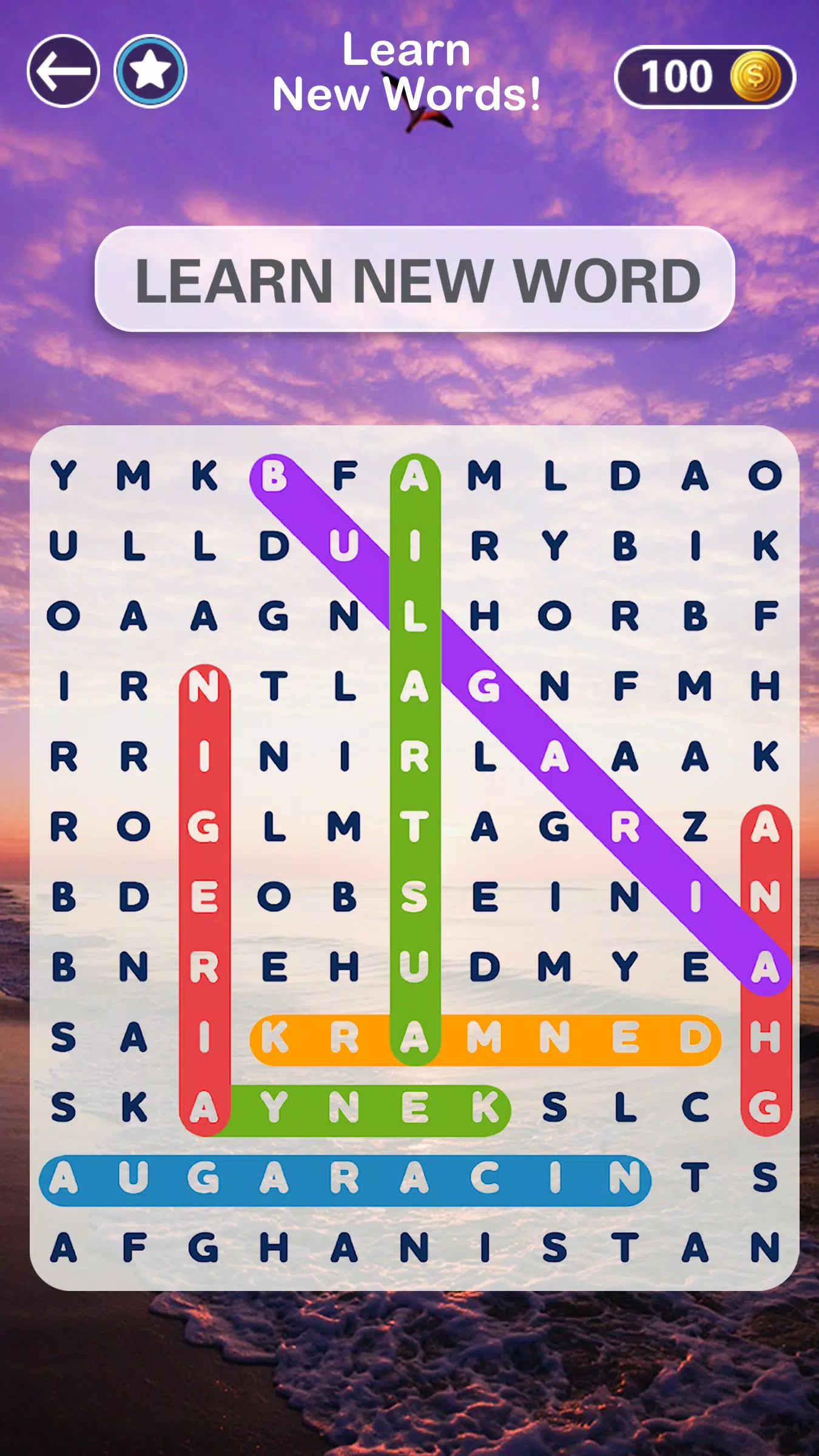 Otium Word: Word Search Capture d'écran 1