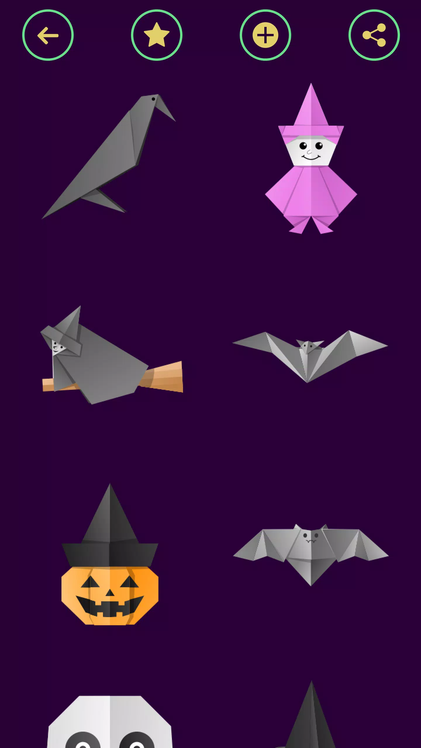 Origami Halloween スクリーンショット 2